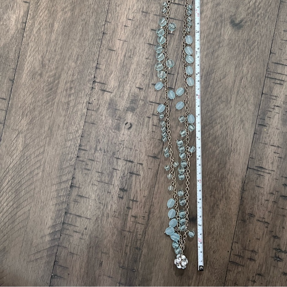 J. Crew beaded necklace 17”